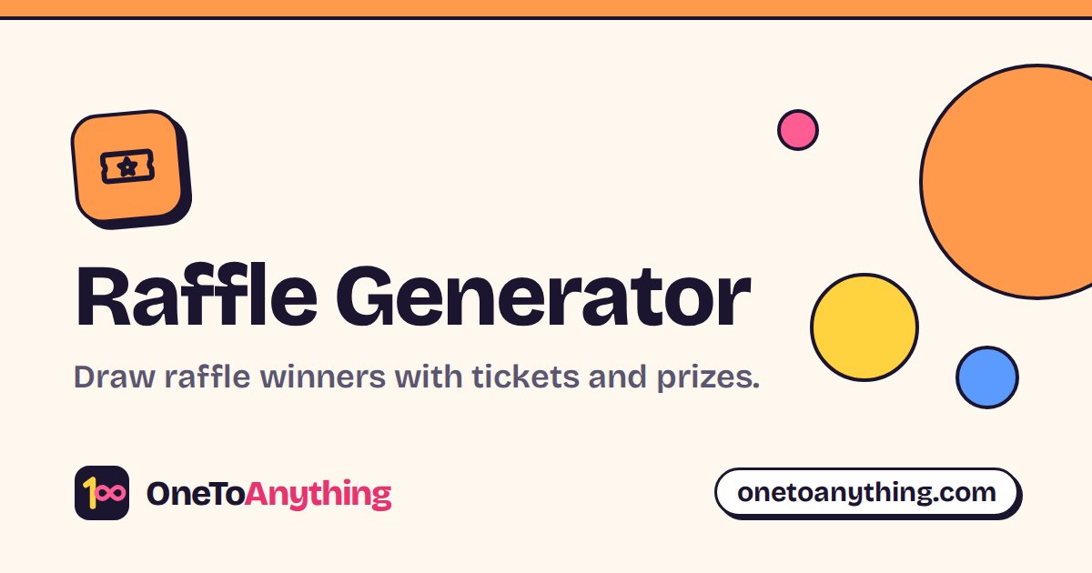 Random Card Generator Full Screen Online Raffle Generator – Draw Winners with Tickets and Prizes